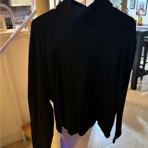 Banana Republic Black Long Sleeve Turtleneck Top